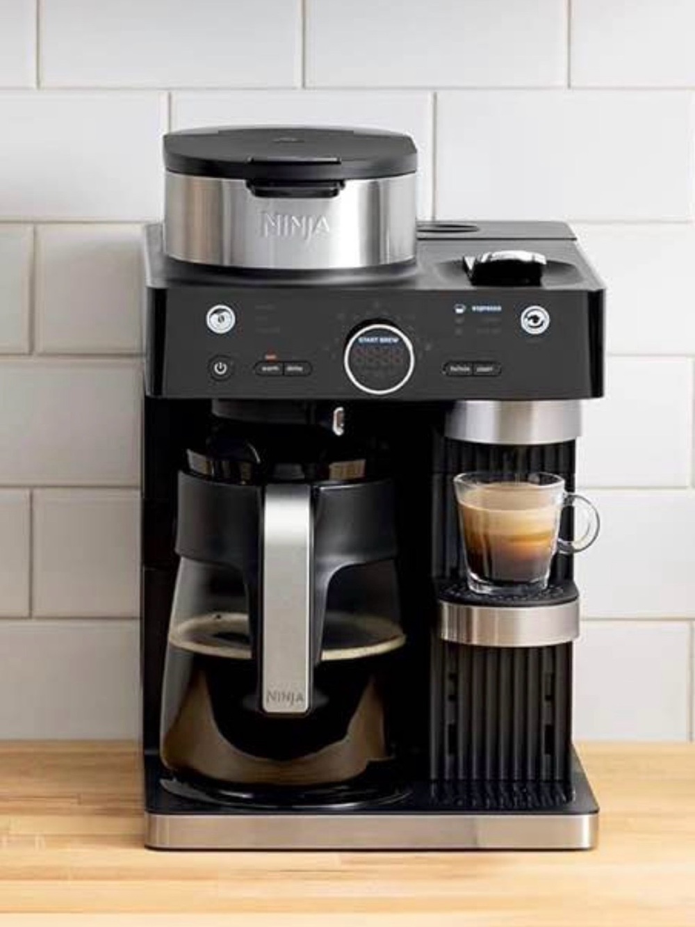 Ninja Dual Brew Coffee & Espresso System - Black and Stainless Steel, brand new
